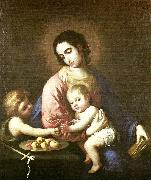 Francisco de Zurbaran virgin and child with st Germany oil painting artist